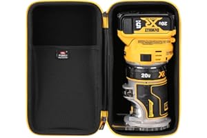 FBLFOBELI Hard EVA Storage Case for DEWALT 20V Max XR Cordless Router, Brushless, Case Only (DCW600B)