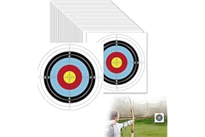 KARELLS Carta per tiro con L'Arco, Tiro con L'Arco Bersaglio, Bersaglio per Tiro in Carta, Fogli Bersagli per Tiro con L'Arco, Tiro con L'Arco Quadrato Carta da Tiro, 40 cm x 40 cm