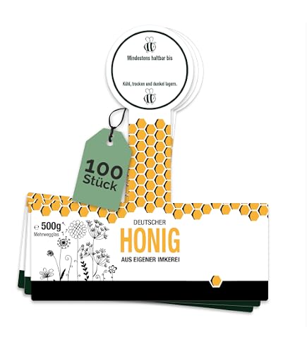 Produktbild von Honigstempel „Sommertrachthonig“ Für Imker – Passend Für DIB-Gewährstreifen & Honiggläser, Holz