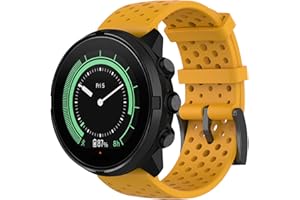 CZhkg Reloj Correa para Suunto 9/ Suunto 7 Strap, Bandas Silicona Bracelet Brazalete Strap para Suunto 9/ Suunto D5/ Suunto 9 Baro/Spartan Sport/Suunto 7 Watch