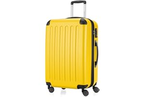 HAUPTSTADTKOFFER - Spree - Valise de Taille Moyenne, Bagage de soute rigide ABS, TSA, extensible, extra léger, 4 roues, 65 cm, 74 L, Jaune