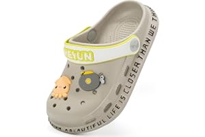 Azooken Enfant Mules et Sabots Mixte Sandales Garçons Filles Plage à Enfiler Antidérapant Pantoufles Clog Plage à Piscine Jardin Sandales24-35