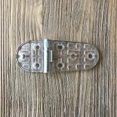 G&uuml;r&ccedil;ay Hırdavat Plastik Oval Menteşe 9cm (2 Adet) Şeffaf