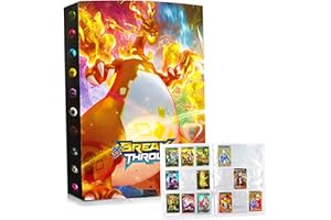 BSDPPT Raccoglitore album, Porta Carte album, Bustine sleeves protettive, Custodia carte, Supporto album carte collezione, 9 tasche Contiene 432 carte - D201