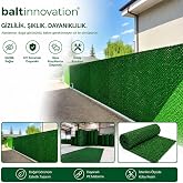 &Ccedil;im &Ccedil;it &Ouml;rg&uuml; Telli Bah&ccedil;e &Ccedil;iti 50 Cm X 3 Mt | UV Korumalı, PE Malzeme, Kolay Kurulum, Doğal G&ouml;r&uuml;n&uuml;m, Hava Koşullarına Dayanıkl