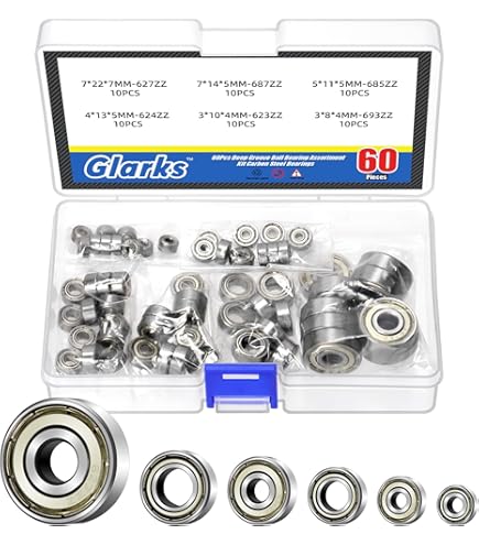 Cuscinetto A Sfera In Miniatura R8-ZZ – 12,7 X 28,575 X 7,94 Mm, Acciaio, Schermato ZZ