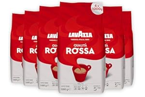 ‎LAVAZZA Lavazza Qualita Rossa Kaffee-Bohnen, 1 kg, 6