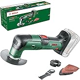 Bosch UniversalMulti 18V-32 ak&uuml;l&uuml; &ccedil;ok ama&ccedil;lı alet 1 x testere bı&ccedil;ağı ile birlikte gelir; 1 x kesme bı&ccedil;ağı; 1 x zımpara plakas
