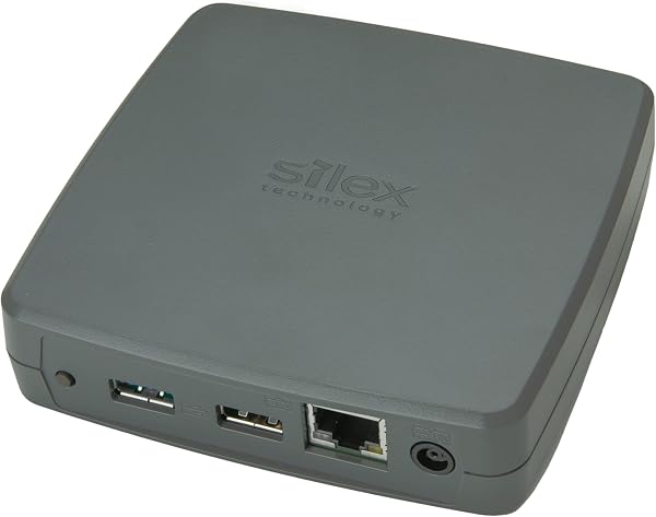 Silex Technology DS-700 Geräteserver USB 3.0 Device Server - Netzwerk USB-Server LAN (10/100/1000 MBit/s), USB 2.0 - Drucker, Scanner, Festplatten - Nachfolger von DS-510 - 1