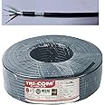 TRI-COM® Cable "4-CORE LOAD CELL SHIELDED CABLE" Gauge 0.15 sqmm Pure Tinned Copper use for all types Load cell instruments & DIY Projects (200 METER)