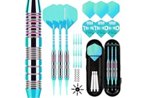 Trecynd Dardos con punta de plástico para diana electrónica, dardos blandos con dardos profesionales