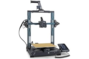 ELEGOO Neptune 4 Imprimante 3D FDM Rapide, 500mm/s Haute Vitesse avec Firmware Klipper, Nivellement Automatique et Extrudeuse Double-Gear Direct, Assemblage Facile Taille d'impression 225x225x265mm