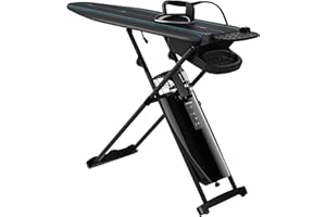 Laurastar Smart U Système de repassage, Vapeur Hygiénique Elimine Bactéries Virus et Acariens, Table Active, Semelle 3D, Vapeur Pulsée et automatique, Température Unique, Roulettes, Réservoir Amovible