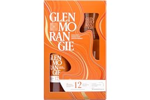 ‎GLENMORANGIE Glenmorangie The Original 12 Years Old Single Malt Whisky in Geschenkverpackung mit zwei Gläsern
