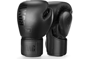 KUANG QUAN Boxhandschuhe für Damen und Herren, Boxing Training Gloves,geeignet für Boxen, Kickboxen, gemischte Kampfsportarten, Thai, MMA, Kampftraining