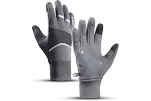 VILICO Gants Vélo Hiver, Gants Hiver Homme Femme, Résistant aux Éclaboussures, Gants Tactiles Antidérapants Coupe-Vent pour Cyclisme, Courir et Ski