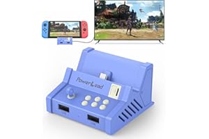 POWERLEAD Station d'accueil TV pour Nintendo Switch, Station d'accueil Portable HD Switch, Station d'accueil pour Nintendo Switch/OLED, Port HDMI, Style Arcade rétro