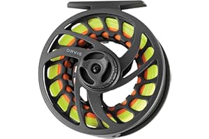 Orvis Clearwater Grand moulinet de pêche à la mouche – Moulinet de pêche à la mouche avec conversion à gauche ou à droite