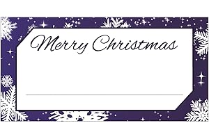 HENBRANDT 50 Blue Xmas Table Place Card Name Settings Christmas Snowflake Dinner Party Fun by Range Wholesale