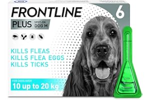 Frontline PLUS Spot On Medium Dog, 6 pipettes