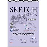 Zigana B5 Spiralli Eskiz Defteri - 50 Yp, 120 gr &Ccedil;izim Bloknotu, Sanat Defteri