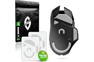 SensoryBoost HPS Glides (zestaw 2 szt.) kompatybilny z Logitech G502 Lightspeed – balans prędkości i kontroli – zaokrąglone i trwałe – PTFE – zapasowe nóżki do myszy, łyżworolki – mysz gamingowa