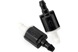 CLICK&FIT Lot de 2 buses de lave-glace avant, kit de jet de lave-glace avec clapet anti-retour universel 85321-26020