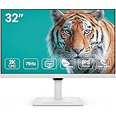 BenQ GW3290QT monitor (32 inch, QHD, IPS, USB-C charging, DP/HDMI, ergonomic design, noise canceling microphone)