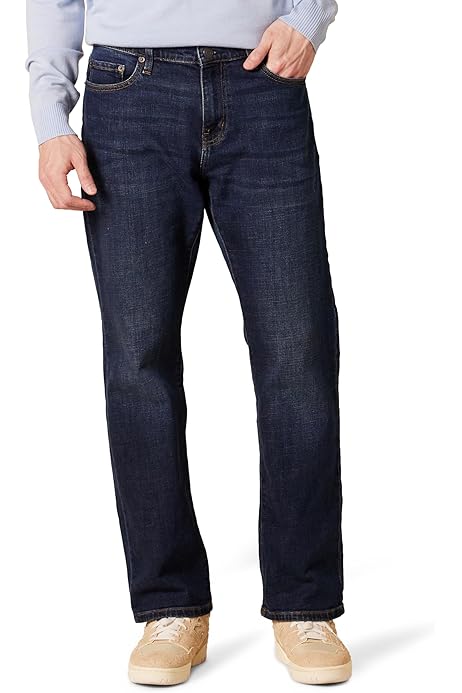 Jean Classique Homme 989Zé ENZO - Denim Extensible, Coupe Droite, Toutes Tailles