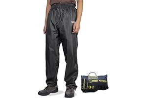 Tofern Regenhose für Damen Herren wasserdichte - Überziehhose mit Faltbare Tasche, Atmungsaktiv Outdoor Regen Hose zum Ski Radfahren Camping Trekking Golf u.z.w.