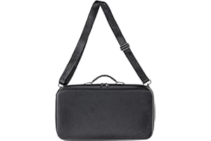 LVYXON Portable EVA Storage Carrying Case Travel Bag for HP for OfficeJet 250 Mobile Printer with Shock Protection and Accessory Compartment Black 38x20x13CM