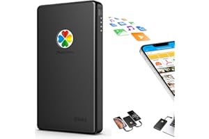 iDiskk Disco duro externo para iPhone Lightning de 2 TB (2000 GB) certificado MFi 3 en 1 con 3 cables integrados, disco duro portátil USB-C para los últimos iPhone/iPad/Mac/PC y móviles TYPE-C (negro)