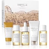 SKIN1004 Madagascar Centella Travel Kit Toner, Ampoule, Smoothing Cream, Cleansing Oil, Amoule Foam, Basic Skin Care Bag, Com
