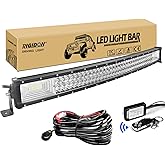 SKYWORLD Barre LED 32 Pouces (81cm) – 180W – 12600 Lumens – Combo Spot/Flood – IP67 – Pour 4x4, Camion, Tractor