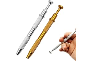 ZAHD 2 pezzi Pinza per Diamanti con Artigli Diamante pietre preziose Pinzette Strumento per Pick-up con Diamante Prendete le parti di perle di pietra preziosa aiutarvi a creare il vostro artigianato