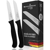 Ensemble De 6 Couteaux De Cuisine Schwertkrone Solingen - Lames Dentelées 8,5 Cm
