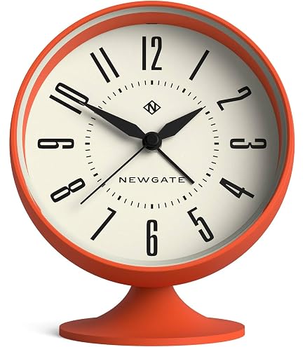 BRISA VW Collection Orologio Da Parete Officina – Bus T1 Classico Rosso, 28x18cm, Movimento Al Quarzo, Senza Cifre