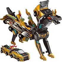 2 Voitures-jouets Transformables En Robot - Magnétiques, Sans Pile - Pour Enfants 3-8 Ans - Cadeau Anniversaire Noël