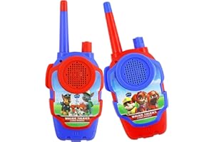2 pièces Dessin animé Talkie-walkie FAMILIO-Dessin animé Talkie-walkie Enfants Dessin animé Enfants Jouets de Plein air portée de 75 m pour Camping randonnée Cadeau pour fête intérieure en Plein air