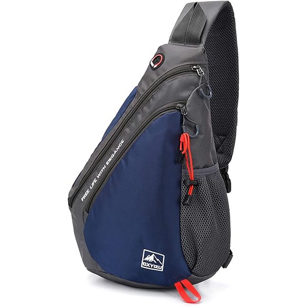 Zaino Da Petto Uomo - Borsa A Tracolla Antifurto, Leggera E Impermeabile, Per Sport E Viaggi - Foto 4