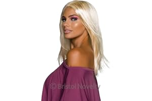 BRISTOL NOVELTY Women's Long Blonde Adult Wig (1 Pc.) - Realistic Design, Perfect for Cosplay, Fairytale and Stories, Halloween, Music, World Book Day, Parties & Events Halloween Halloween