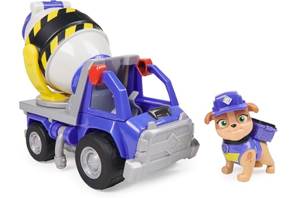 Ruben & Compagnie - Véhicule Figurine Mix - Voiture Figurine Pat Patrouille À Collectionner - Dessin Animé Aventures Constructions - Pat Patrouille Jouet - Voiture Enfant - Jouet Enfant 3 Ans Et +