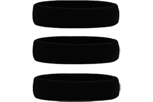 HANERDUN Cinta Sudor Cabeza Hombres y Mujeres Banda Elástica de Pelo Transpirable Antideslizante Banda de Cabeza Atlética de Algodón de Absorción de Humedad para Deportes