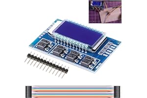 Youmile Signal-Generator PWM-Impulsfrequenz Kapazität Einstellbare Module, LCD-Anzeige, 1 Hz bis 150 kHz, mit Pinheader, DuPont-Kabel