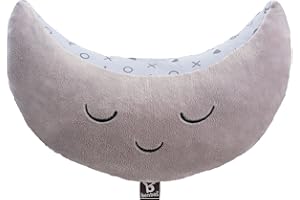 BENBAT Travel Pillow - Travel Pillow for Babies - Neck Support for Children - Pillow for Children - Pillow for Children from 4 Years (Grey)
