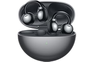 HUAWEI FreeClip Wireless Earbuds，Open Ear Bluetooth Earphones，Long Lasting Battery ，Subversive Open-ear，AI Crystal Clear Sound, Compatible with Android/iOS/Window,IP54 Dust and Water Resistance, Black