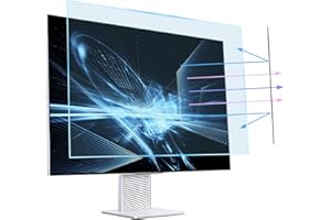 MOSISO Computer Blaulicht Blockierung Blendschutz Bildschirmschutz,Anti-Blaulicht Anti-UV Augenschutz Monitor Bildschirmfilter Folie für Diagonale 21,5 Zoll 16:9 Desktop PC Monitor(47,5x26,8 cm)