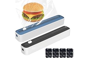 TUBAWD 2PCS Foil And Cling Film Dispenser, Cling Film Dispenser, Kitchen Foil Dispenser | Dual Separator with Suction Cups for Effortless Wrap & Foil Handling