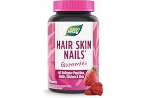 Haar Vitamine mit Biotin hochdosiert - Haut Haare Nägel Biotin Gummibärchen - Haarvitamine für normales Haarwachstum - Vitami