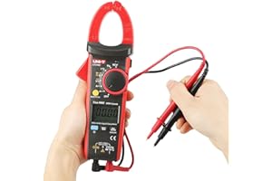 LABLOOT UT216C Digitale Strommesszange AC DC Strommessung Effektivwert Frequenz Kapazität Temperatur & NCV Tester